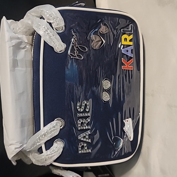 Karl Lagerfeld Paris Maurice Graphic Shoulder Bag - Picture 4 of 8